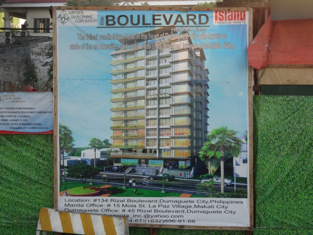 Condo Sign with Starbucks